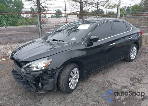 2019 Nissan Sentra S z USA, uszkodzony, nr VIN 3N1AB7AP5KY325502